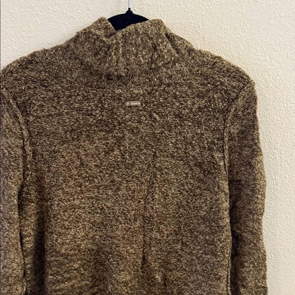 Columbia Brown Cowl Neck Sweater - Picture 3 of 6